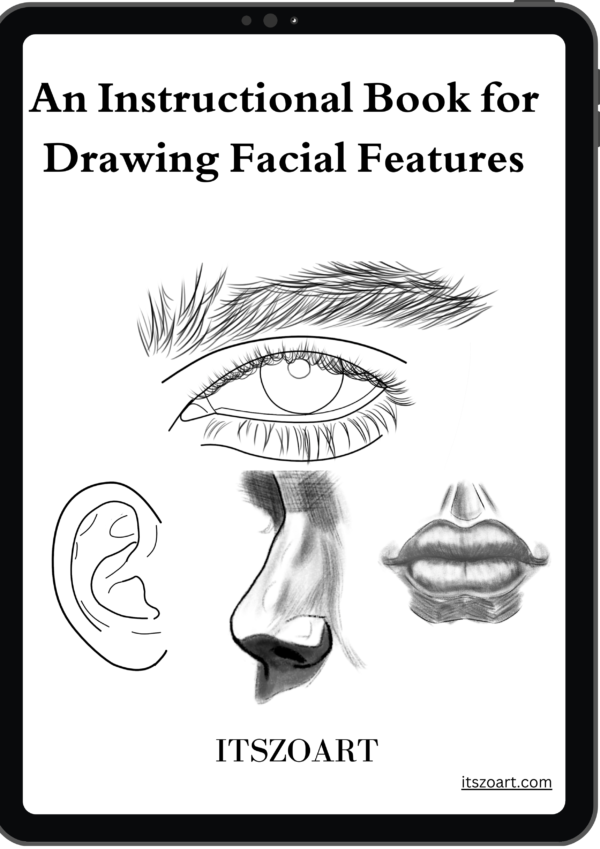 Drawing Facial Features for Beginners & Pros – Complete Step-by-Step Guide