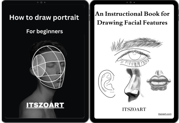 Learn to draw portraits with Loomis and the features book